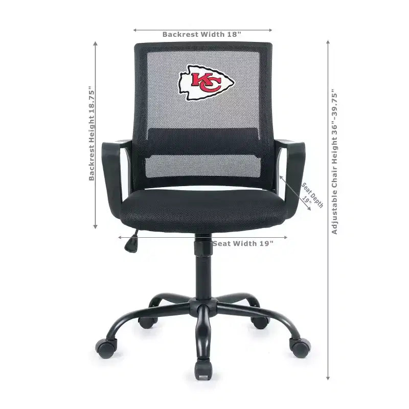 NFL Kansas City Chiefs Office Task Chair