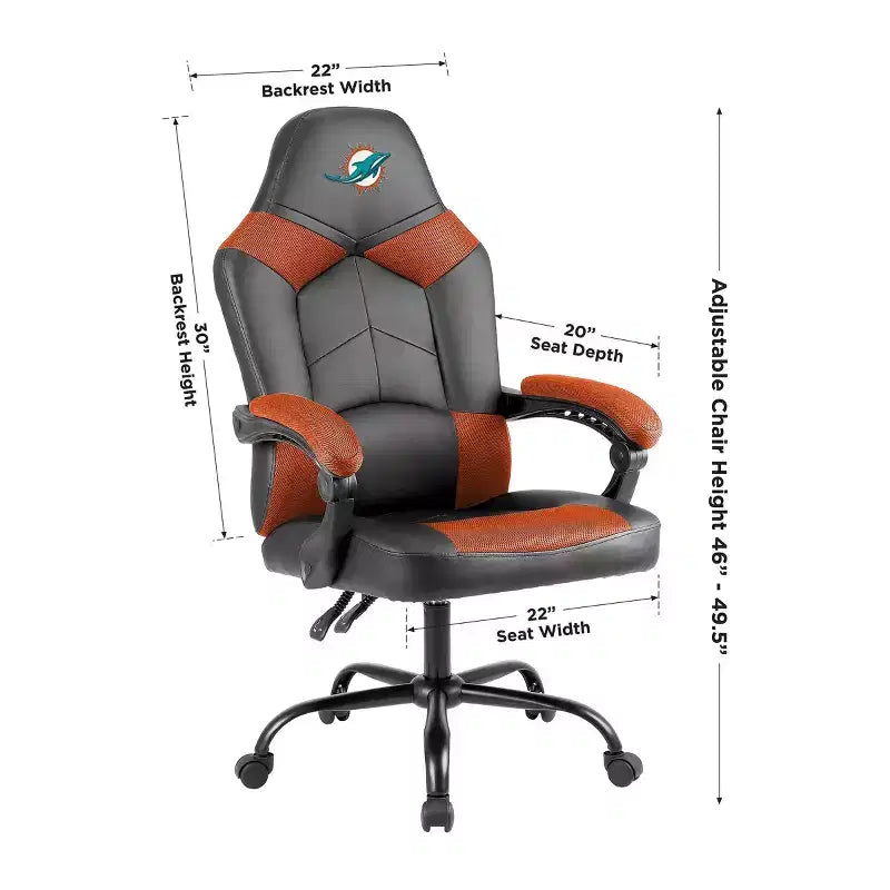 NFL Miami Dolphins Oversized Office Chair