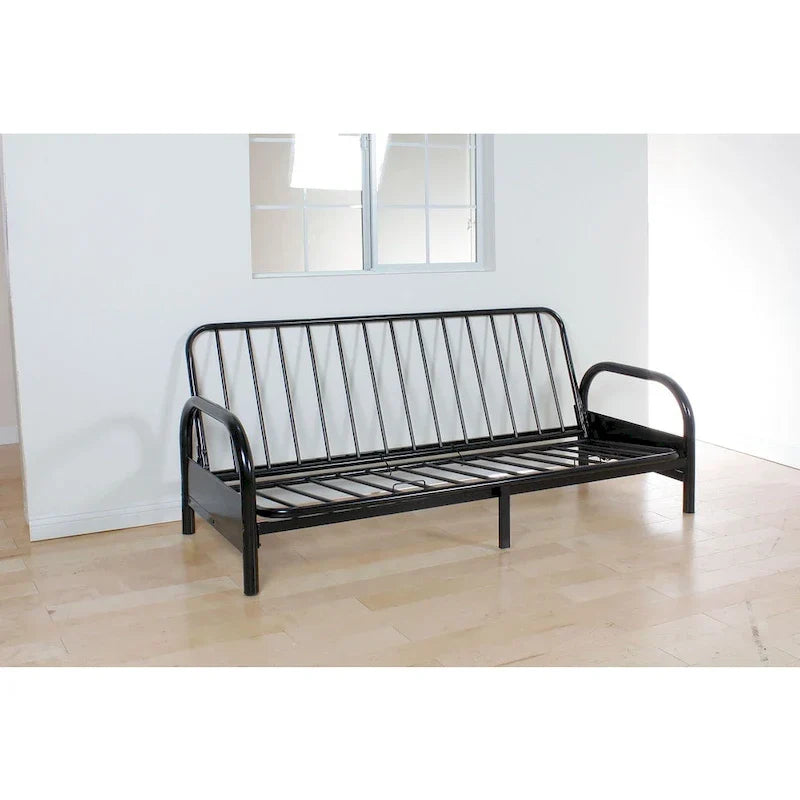 Alfonso Telaio Regolabile per Futon, Metallo Nero