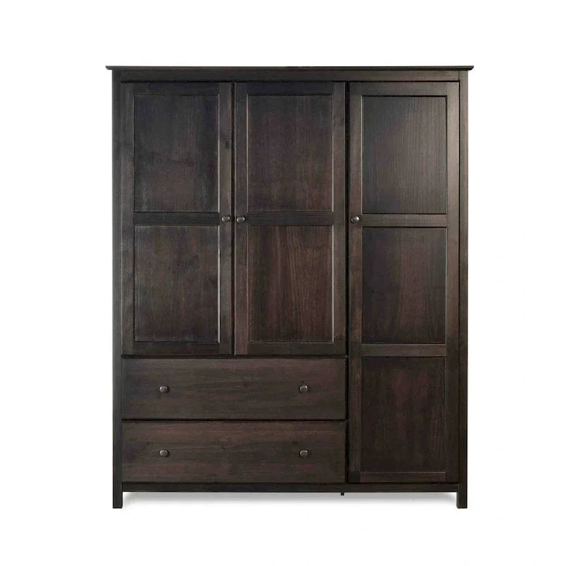 Armadio Grain Wood Furniture Shaker Wood a 3 ante - 60x72x22