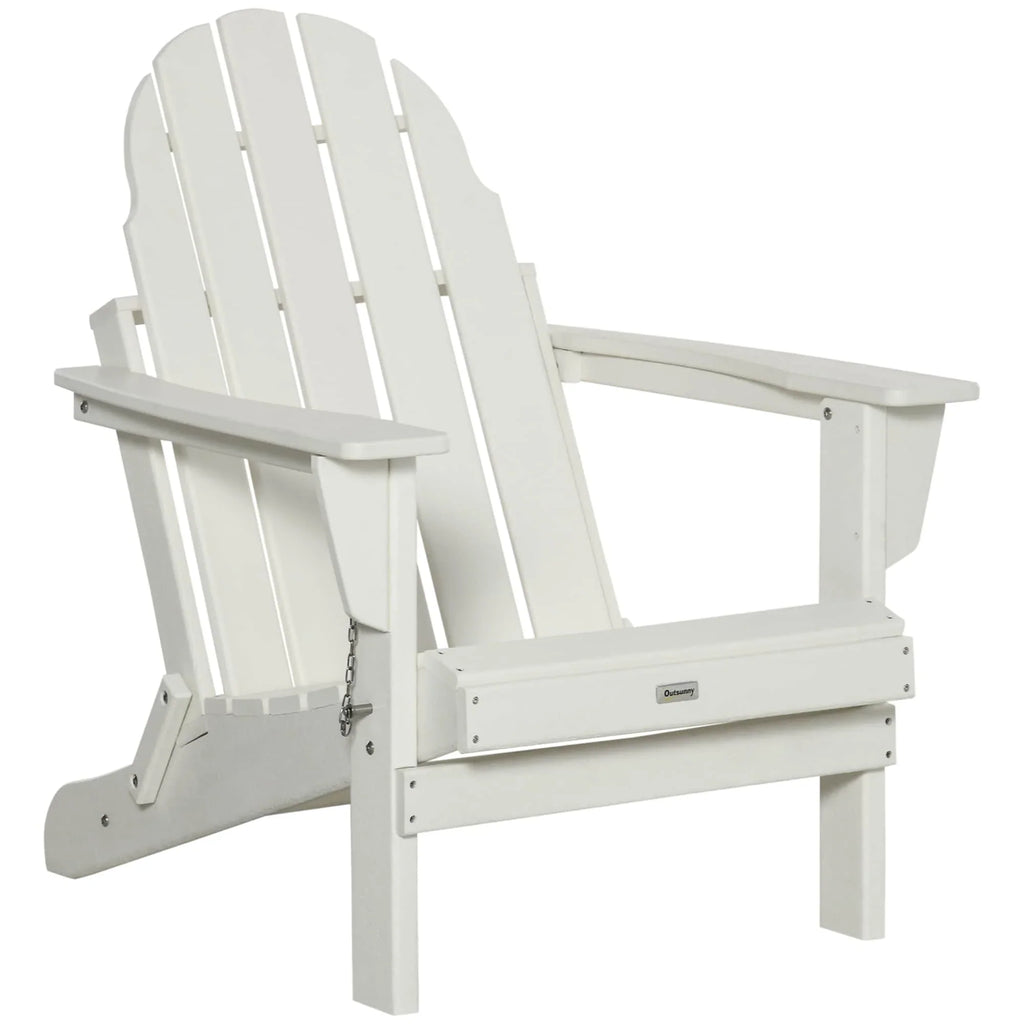 Sedia Adirondack pieghevole, sedie a sdraio in plastica HDPE per esterni per tutte le stagioni, per patio, terrazza e arredi da giardino