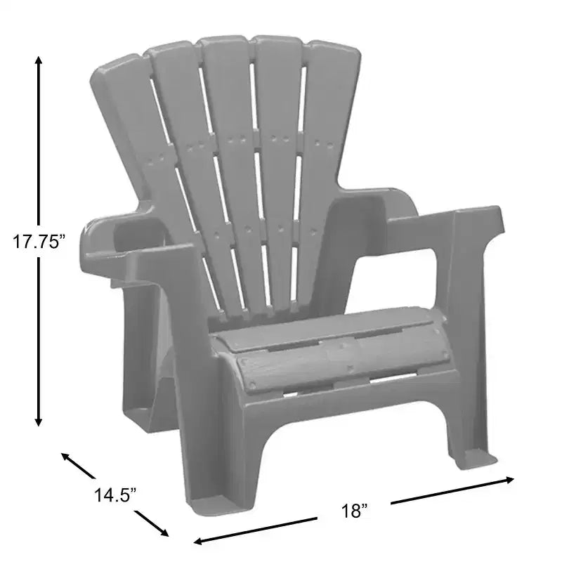 American Plastic Toys Inc. 4pk Adirondack Chair Seating Sets - Purple