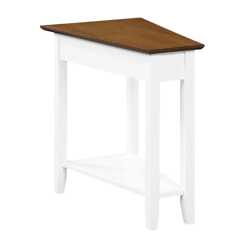 Convenience Concepts Tavolino a cuneo American Heritage con ripiano