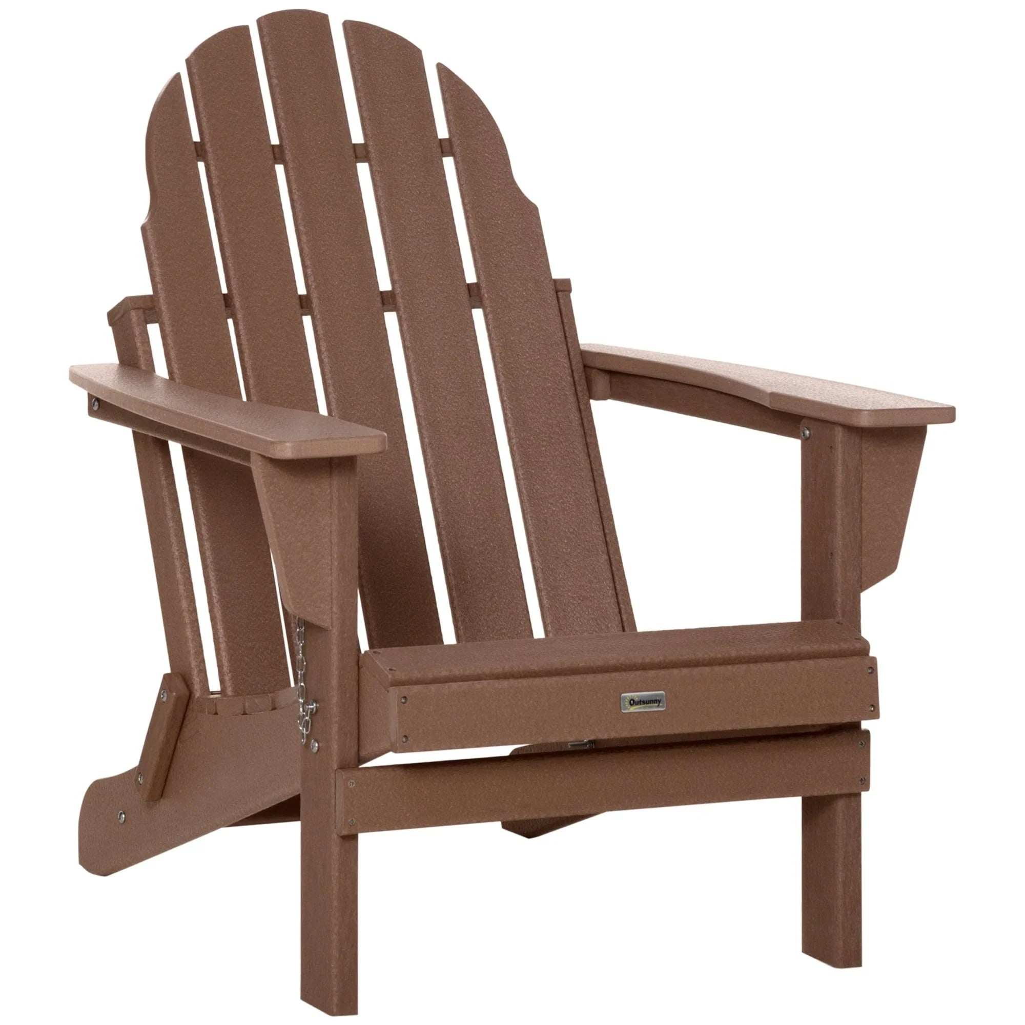 Sedia Adirondack pieghevole, sedie a sdraio in plastica HDPE per esterni per tutte le stagioni, per patio, terrazza e arredi da giardino