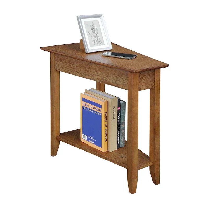 Convenience Concepts Tavolino a cuneo American Heritage con ripiano