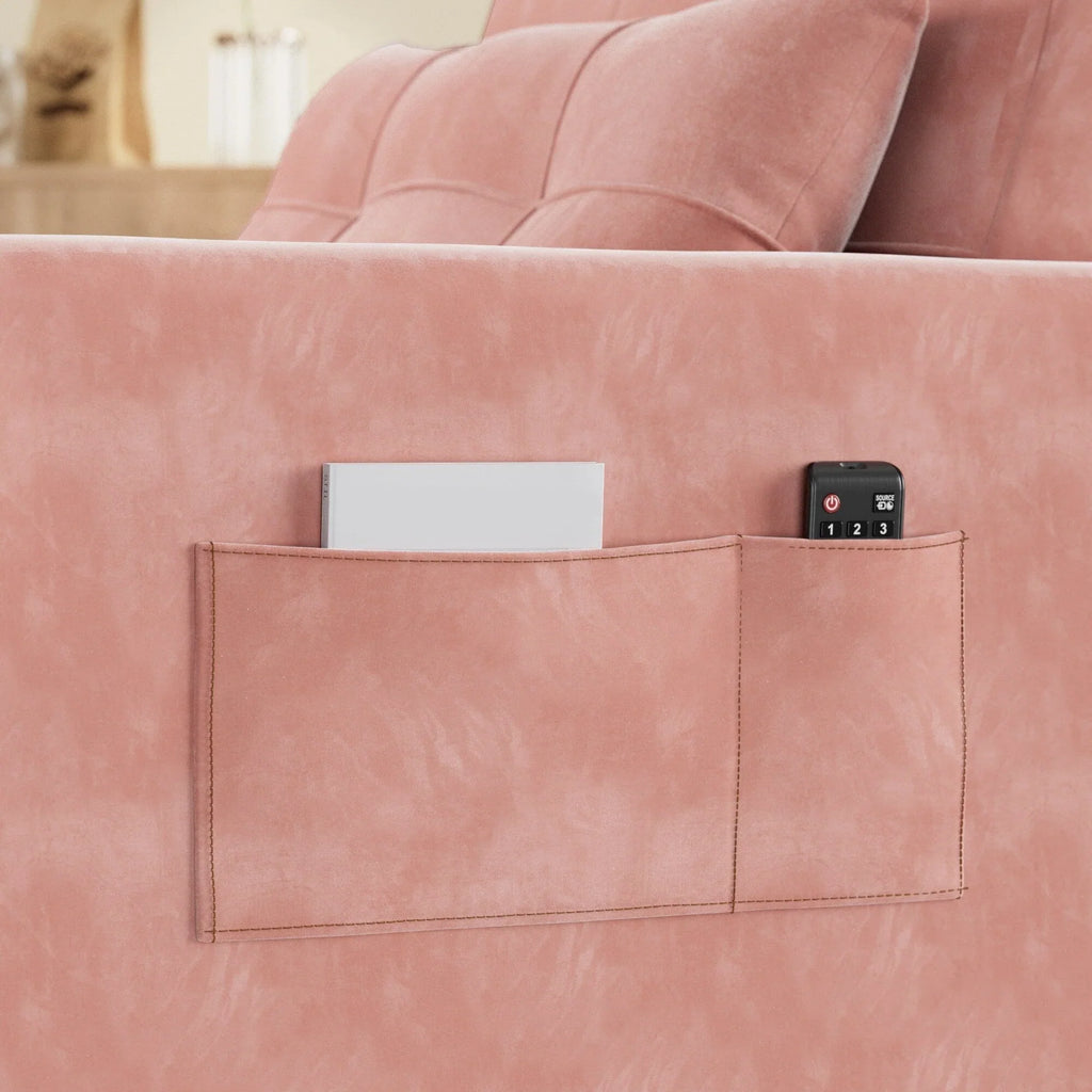 Divano letto trasformabile 3-in-1, Poltrona letto estraibile, Letto pieghevole convertibile per soggiorno