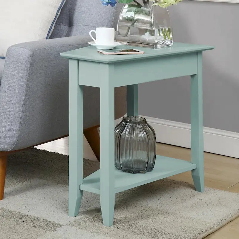 Convenience Concepts Tavolino a cuneo American Heritage con ripiano