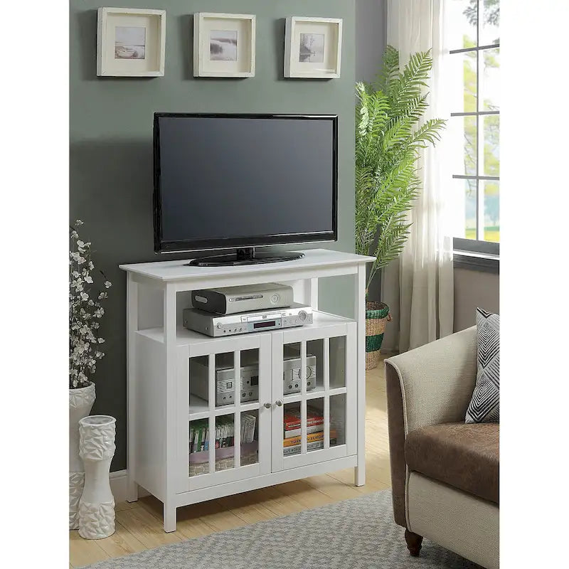 Mobile TV con armadietti contenitori Convenience Concepts Big Sur Highboy da 40 pollici