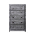 Cassettiera 5 cassetti in legno massello Montauk di Grain Wood Furniture