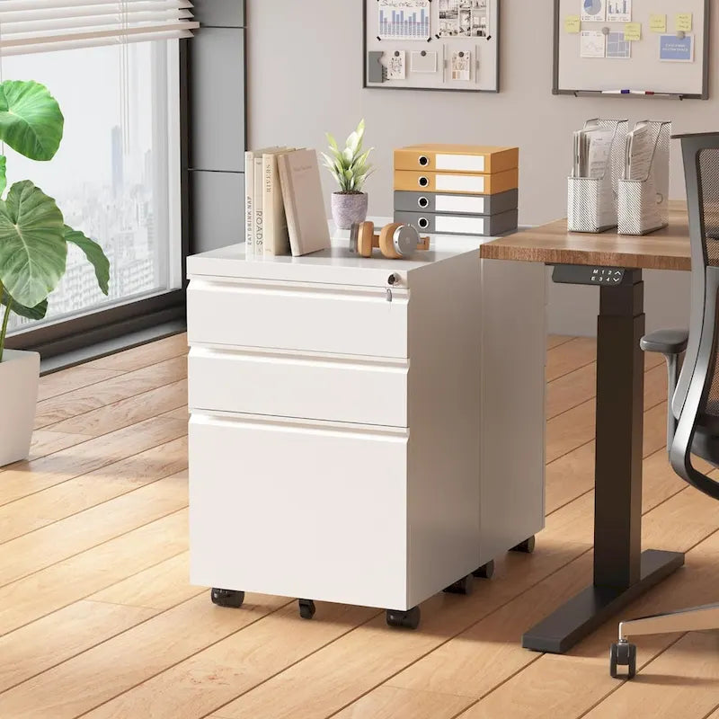 Classificatore verticale/mobile a 3 cassetti per ufficio domestico