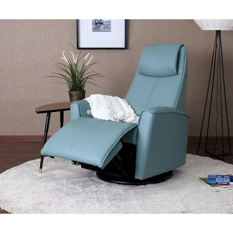 Poltrona reclinabile girevole Fjords Urban Leather