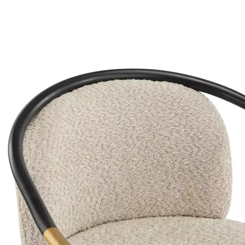 Christopher Knight Home Set of 2 26" Daniel Contemporary Upholstered Iron Counter Height Barstools Almond