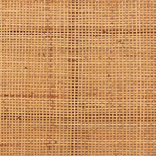 bali & pari Testiera Queen Size Caspia in Rattan e Legno di Mogano Miele Chiaro/Teak Rosso