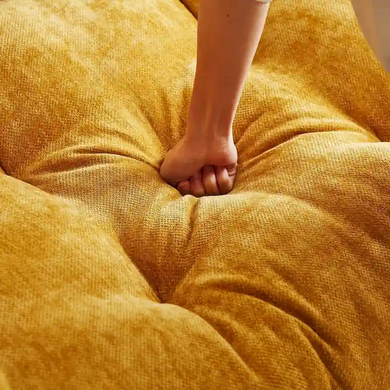 99.2  Divano profondo Chenille Comfort, Divano soffice effetto nuvola imbottito
