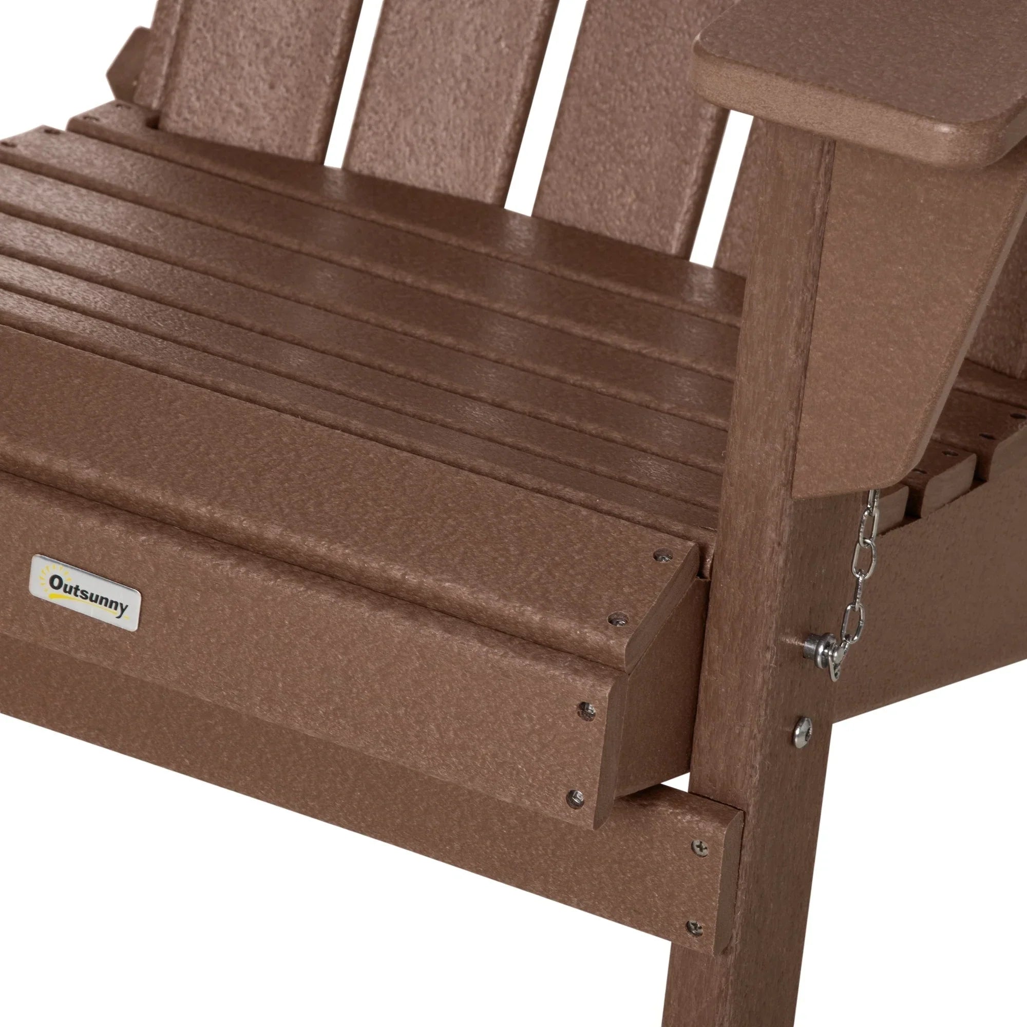 Sedia Adirondack pieghevole, sedie a sdraio in plastica HDPE per esterni per tutte le stagioni, per patio, terrazza e arredi da giardino