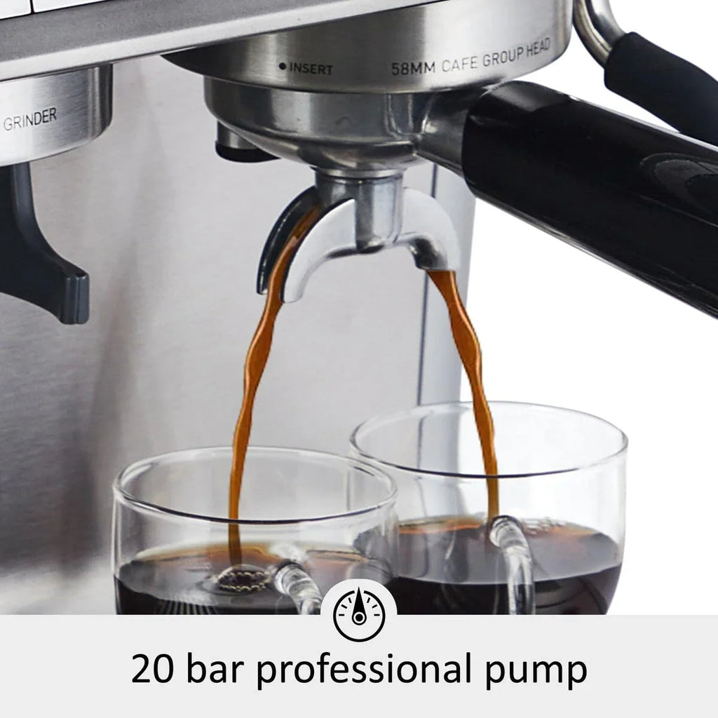 Macchina da caffè espresso, con macinacaffè, serbatoio dell'acqua da 2,8 L