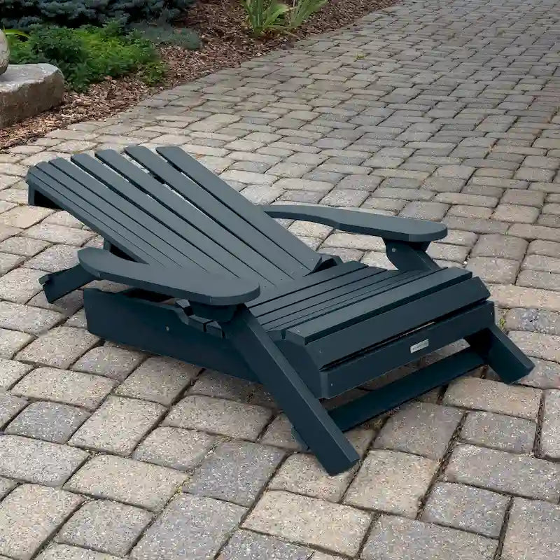 Sedia Adirondack Pieghevole e Reclinabile King-Size HIGHWOOD