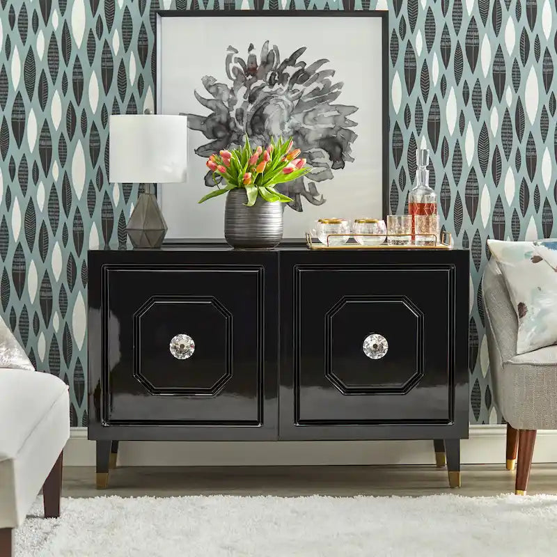 angelo:HOME Credenza/Mobile TV Jaslene Glossy Glam