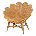 Sedia a forma di fiore Blossom Bohemian Honey Rattan