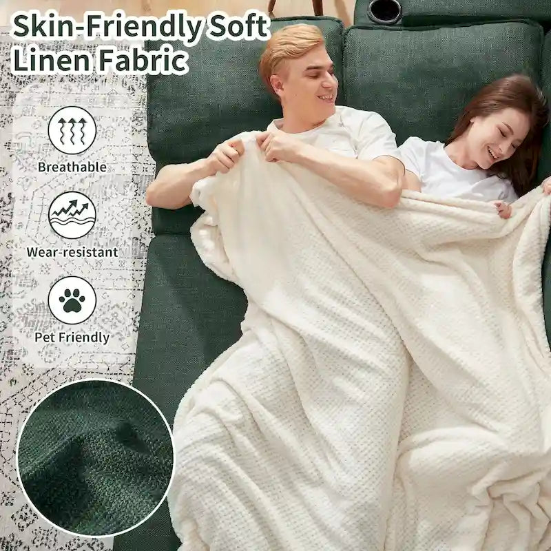 Divano letto a L da 80", Divano letto a scomparsa, Divano letto convertibile con penisola reversibile