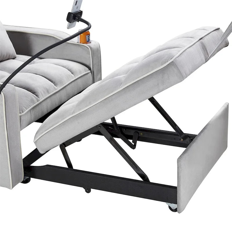 Poltrona Letto Trasformabile Divano Letto Pieghevole Regolabile