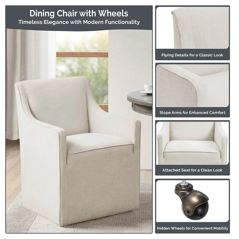 Sedia a rotelle Charlotte Dining Arm