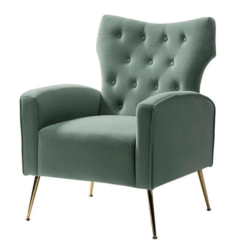 Sedia imbottita Abadiana Accent con base in metallo