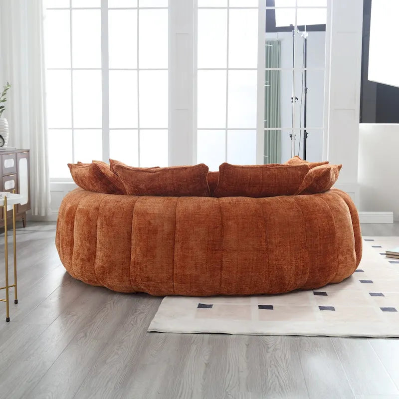 Comodo divano letto matrimoniale Loaf, divano letto oversize con braccioli