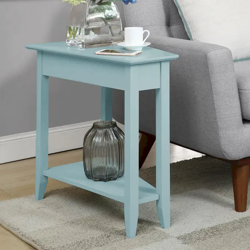 Convenience Concepts Tavolino a cuneo American Heritage con ripiano