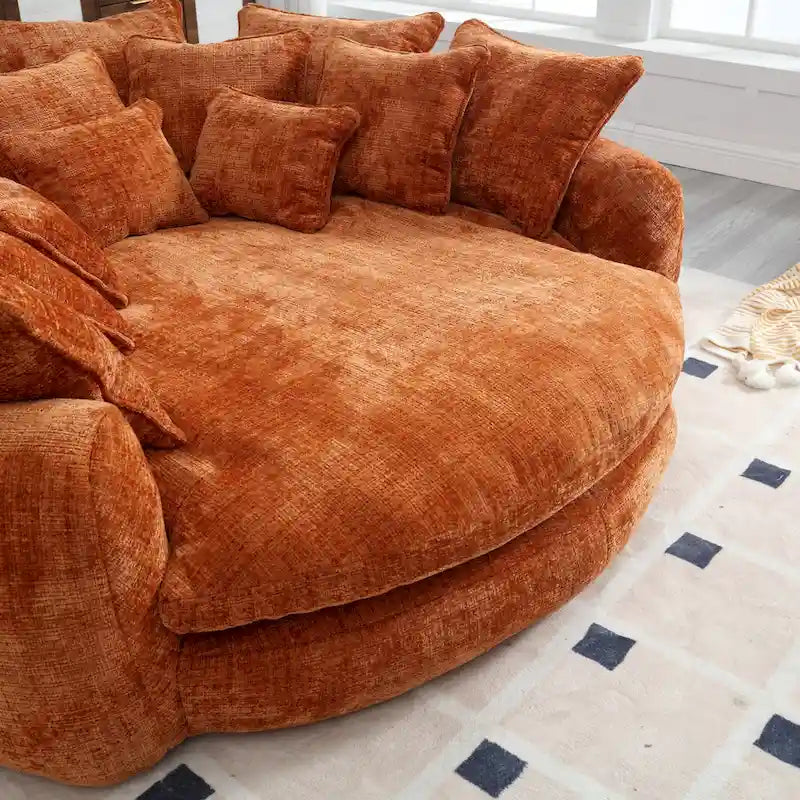 Comodo divano letto matrimoniale Loaf, divano letto oversize con braccioli
