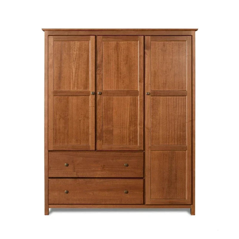 Armadio Grain Wood Furniture Shaker Wood a 3 ante - 60x72x22