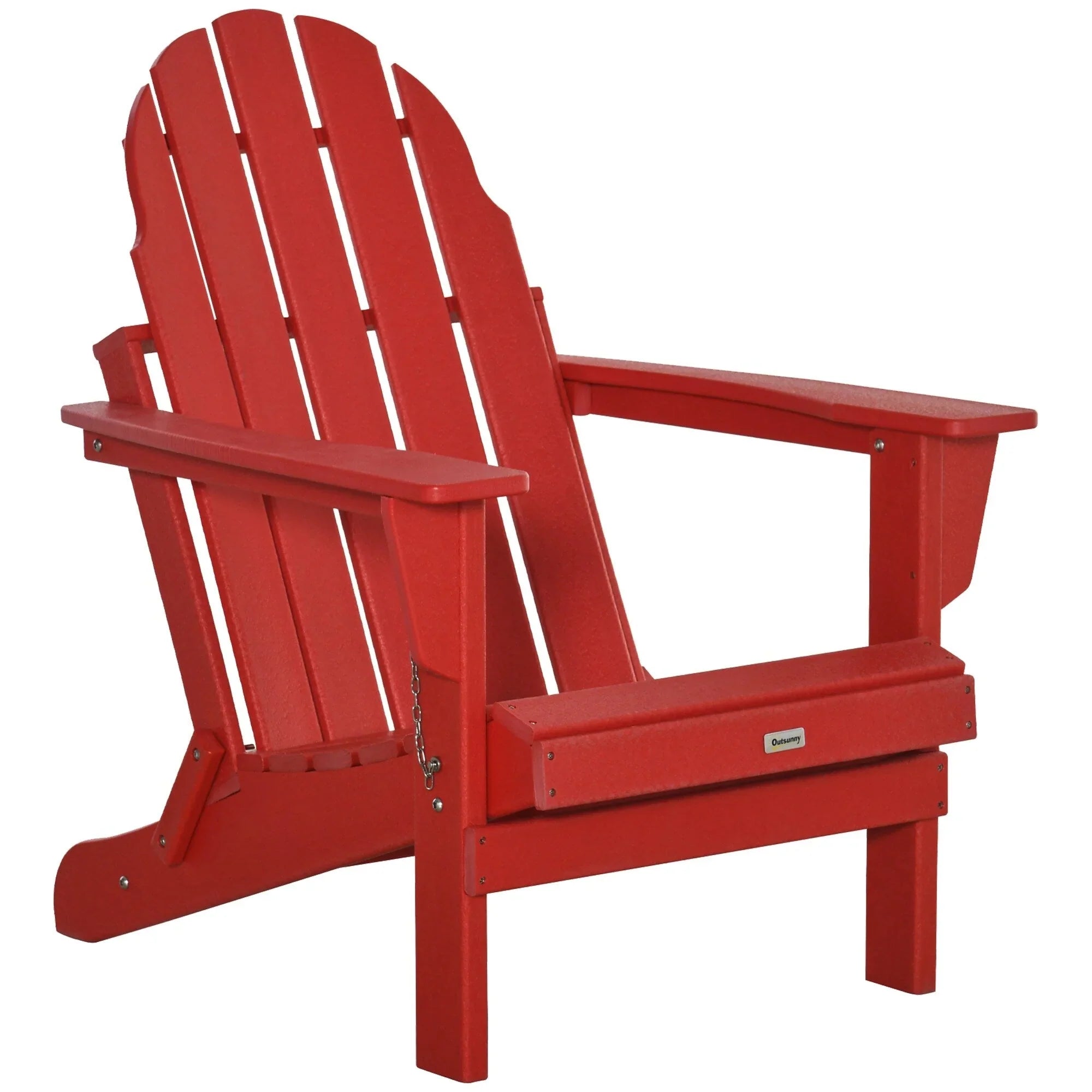Sedia Adirondack pieghevole, sedie a sdraio in plastica HDPE per esterni per tutte le stagioni, per patio, terrazza e arredi da giardino