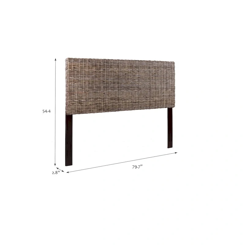 Testiera regolabile in rattan Archdale