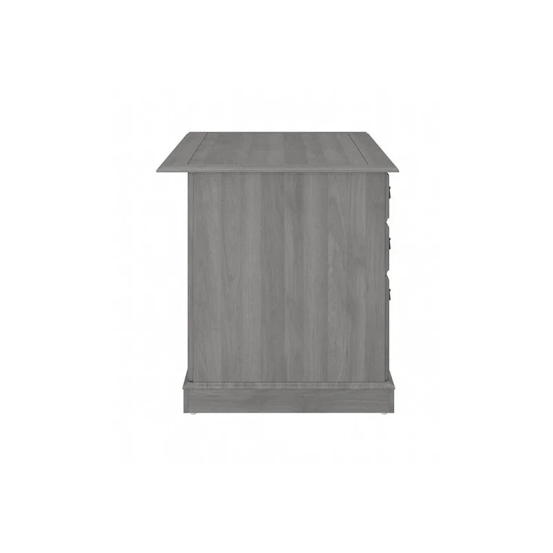 Scrivania Direzionale Bush Furniture Saratoga con Cassetti e Vani Contenitori