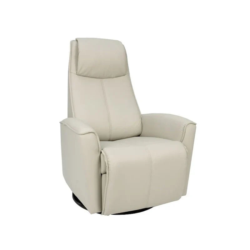 Poltrona reclinabile girevole Fjords Urban Leather
