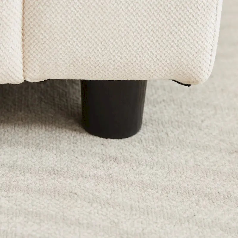 99.2  Divano profondo Chenille Comfort, Divano soffice effetto nuvola imbottito