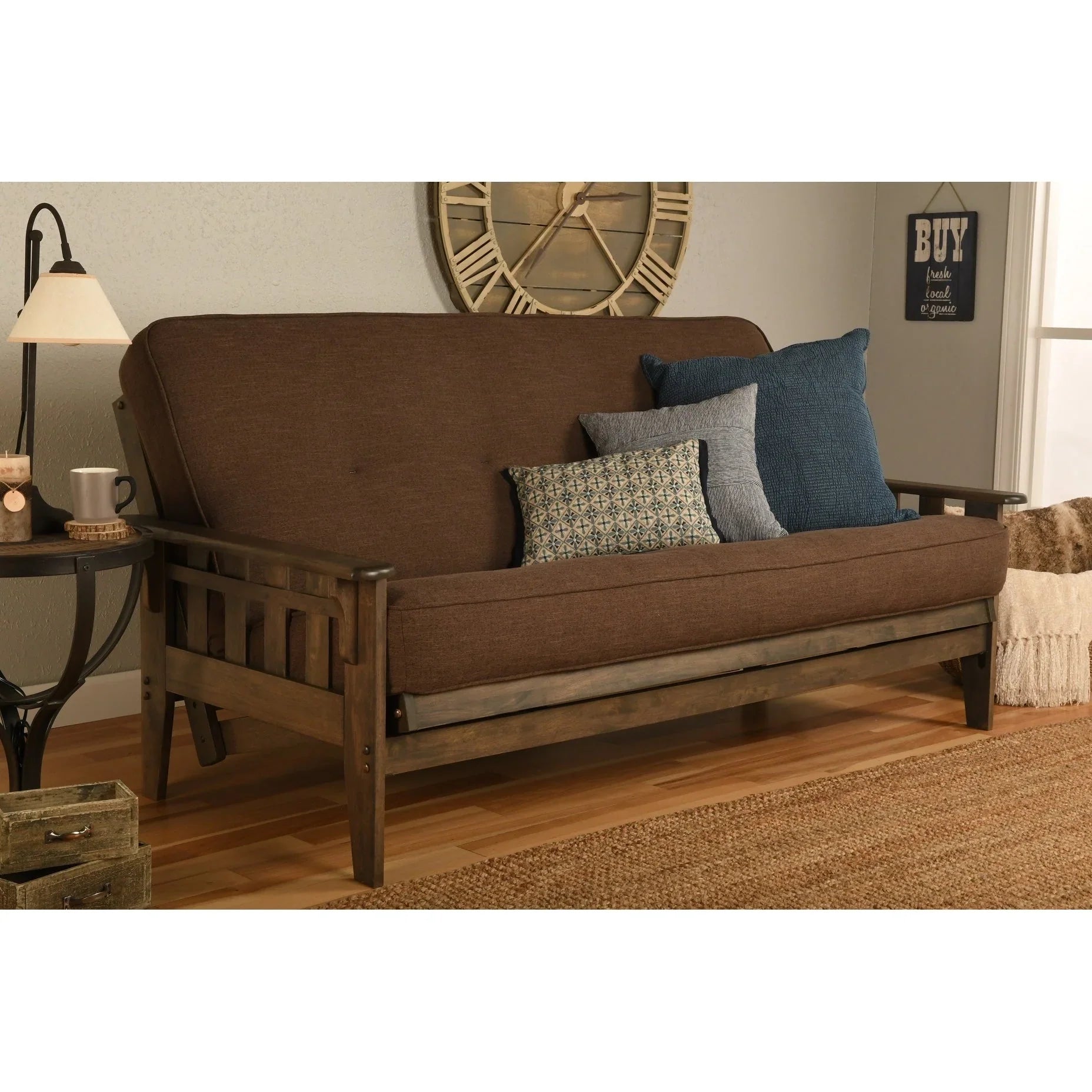 Set Futon Noce Rustico Full-size con Materasso