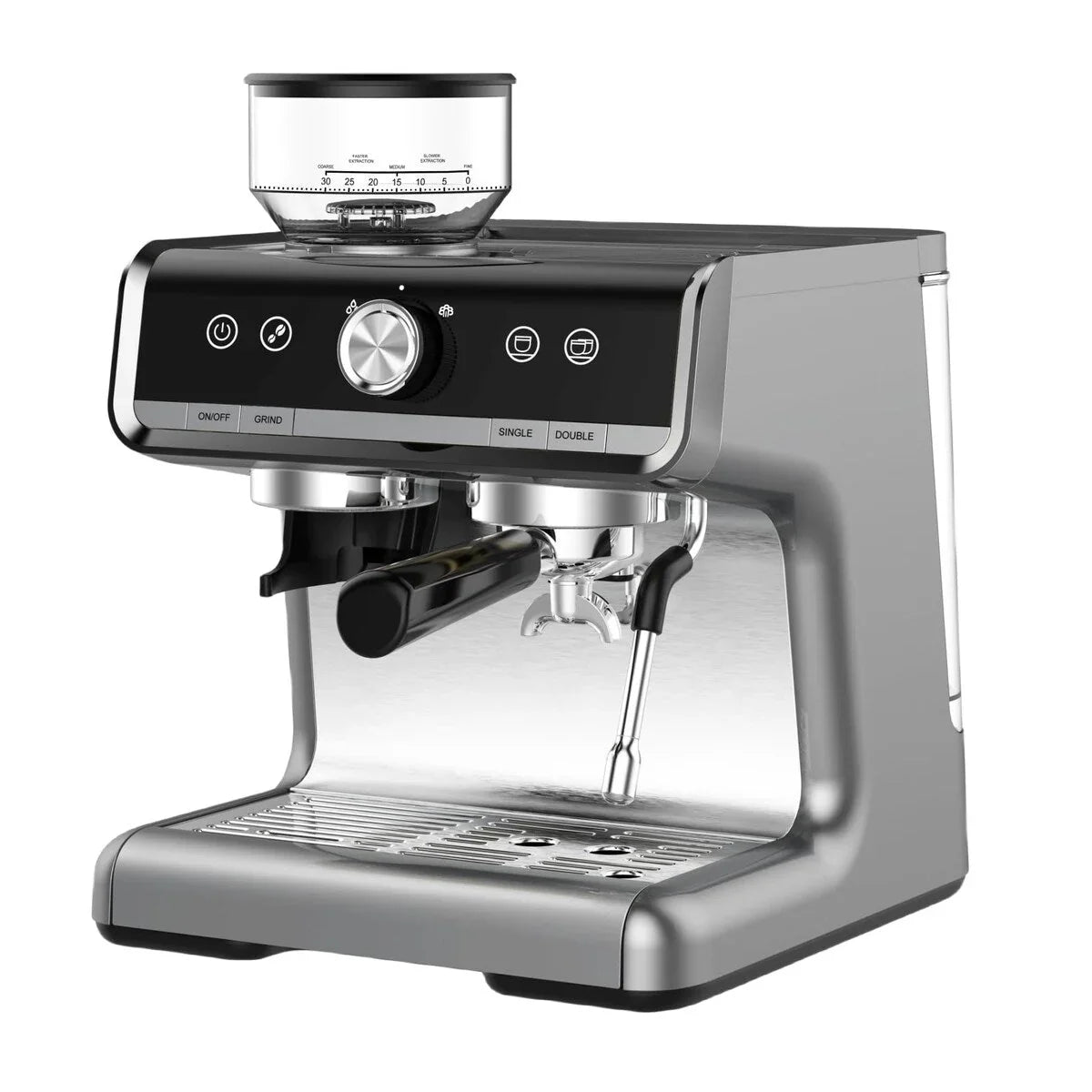 Macchina da caffè espresso, con macinacaffè, serbatoio dell'acqua da 2,8 L