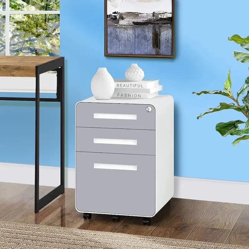 Classificatore verticale/mobile a 3 cassetti per ufficio domestico