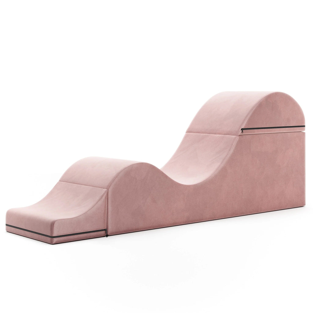 Avana Kami Chaise convertibile / Yoga e Massaggio - Pouf 2 in 1 con sedia a sdraio yoga pieghevole a scomparsa, Microvelvet - N/D
