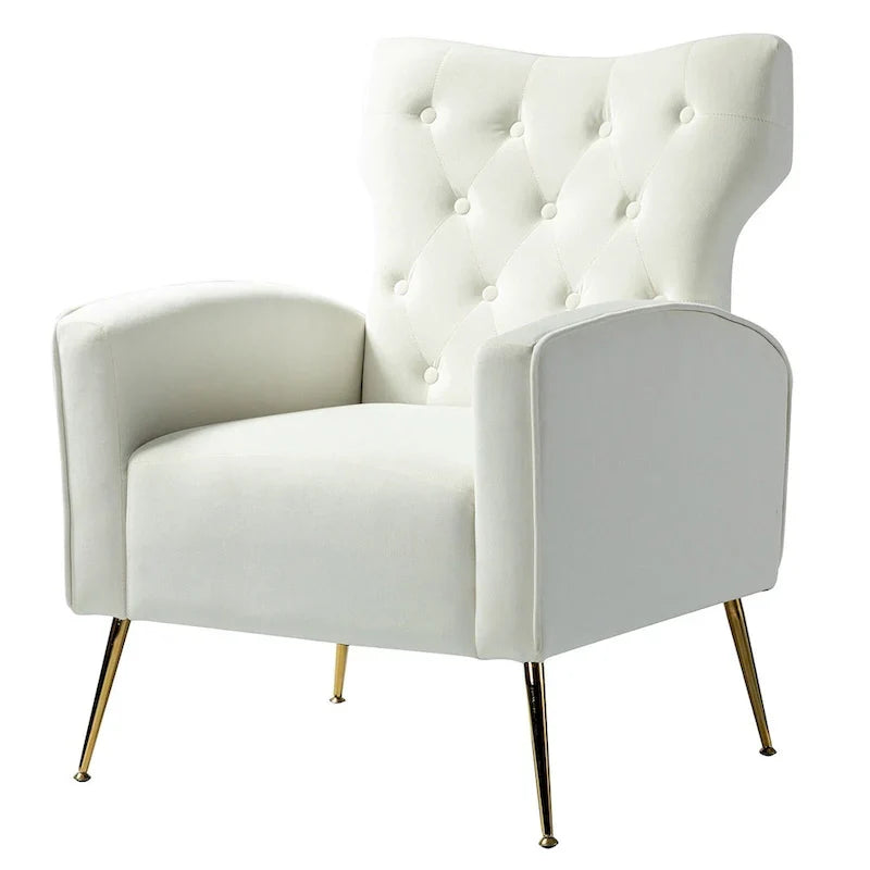 Sedia imbottita Abadiana Accent con base in metallo