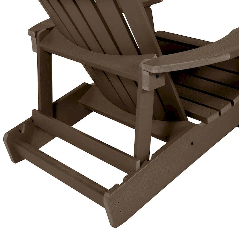 Sedia Adirondack Pieghevole e Reclinabile King-Size HIGHWOOD