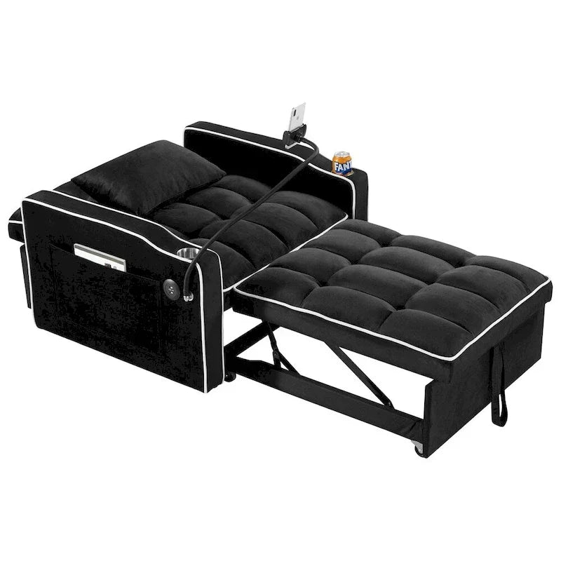 Poltrona Letto Trasformabile Divano Letto Pieghevole Regolabile