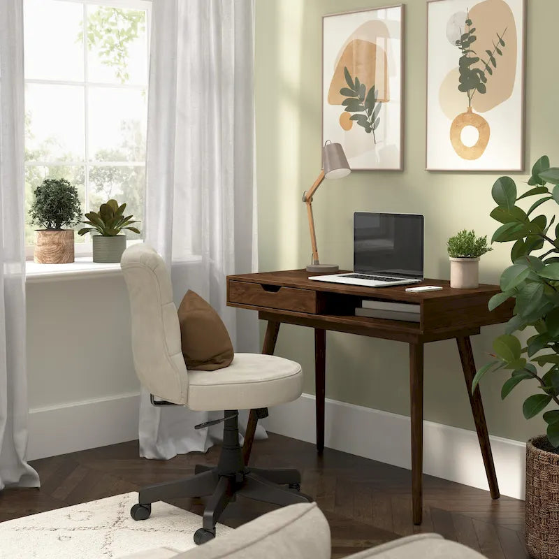 Scrivania per computer Bush Furniture Nora 40W con cassetti e ripiani