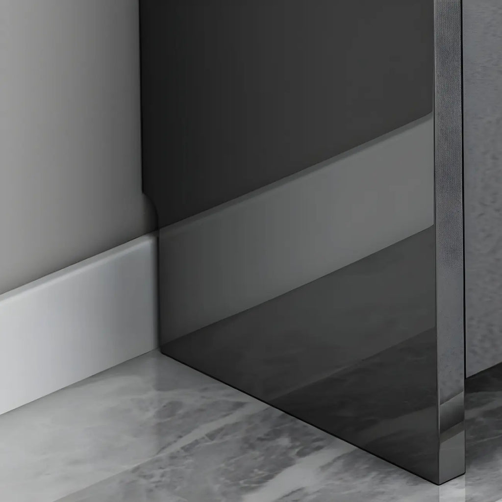 Scarpiera Glam Nera da Ingresso con Ripiani Regolabili