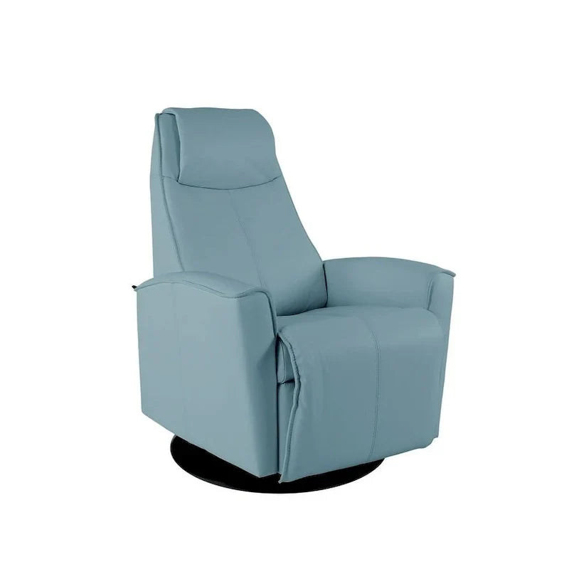 Poltrona reclinabile girevole Fjords Urban Leather