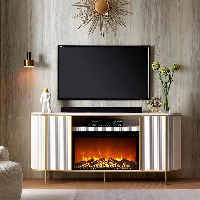 70 Mobili TV Camino di lusso moderni, Centro multimediale, Consolle TV