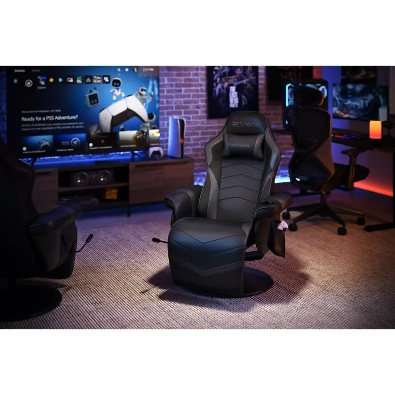 Poltrona reclinabile da gaming - Sedia da gaming reclinabile con poggiapiedi