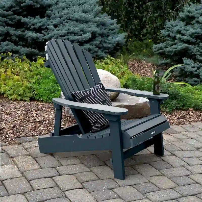 Sedia Adirondack Pieghevole e Reclinabile King-Size HIGHWOOD