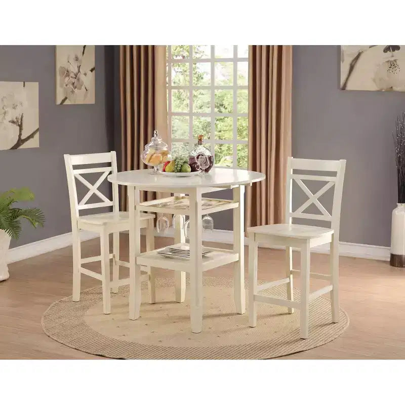 Set of 2 Tartys Counter Height Barstools